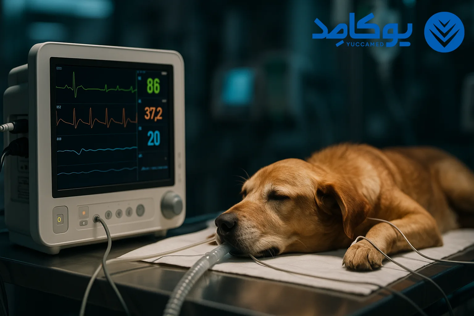 چه داده هایی روی مانیتور دامپزشکی نمایش داده می شود