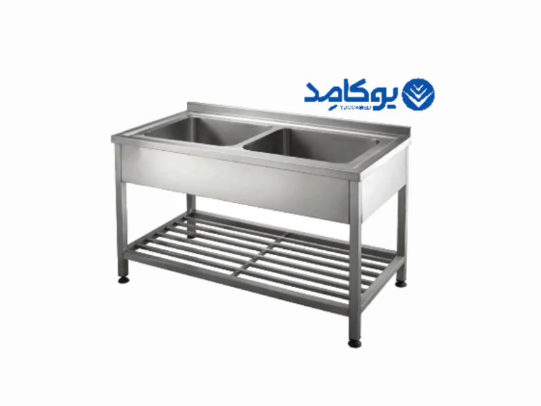 سینک شستشو آندوسکوپی دو لگن دو مرحله ای